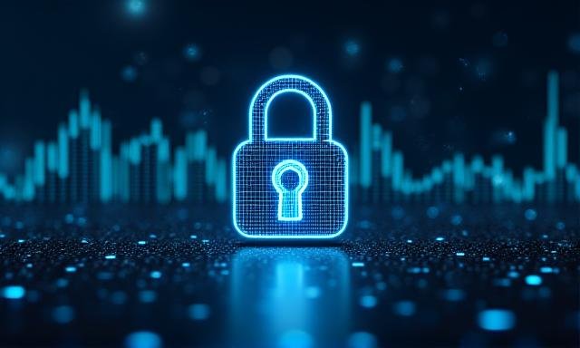 Secure data protection illustration